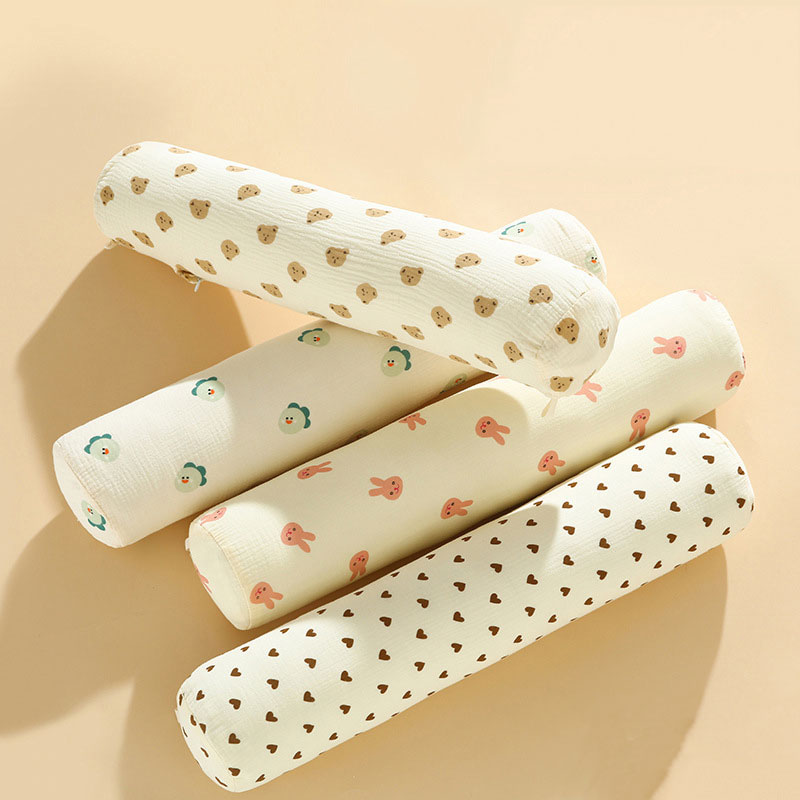 Convertible Crib Set - Almohada redonda para bebé, almohada de