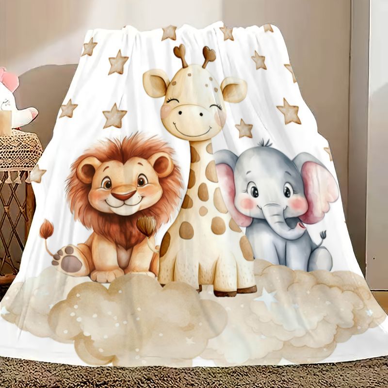 Baby Nursery Accessories - Manta de franela con estampado de