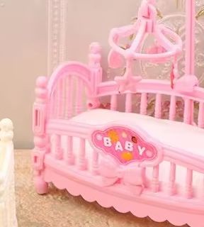 Baby Nursery Accessories - 1:12 casa de muñecas en miniatura