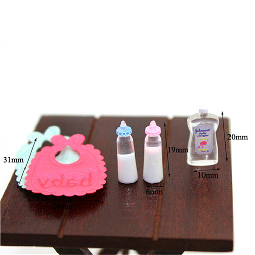 Baby Nursery Sets - 1:12 casa de muñecas biberones en
