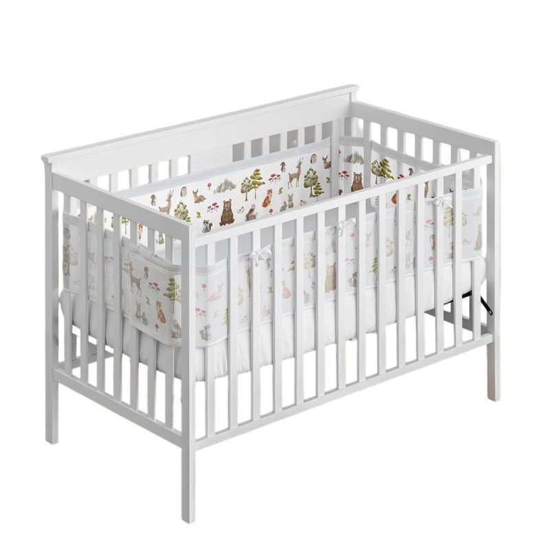 Baby Nursery Sets - WOWFU-Juego de forros de malla transpirable