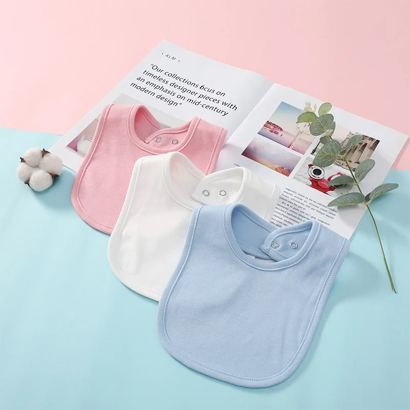 Baby Nursery Things - Baberos de algodón para bebés, paños