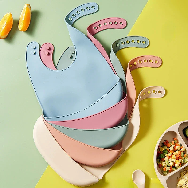Baby Nursery Things - 1-4 unidades de baberos ajustables e