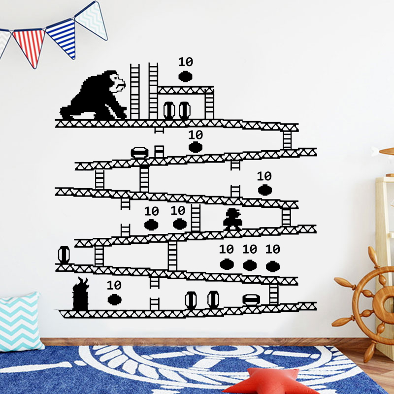 Baby Nursery Decor Boy - Controlador de jugador, pegatina de pared