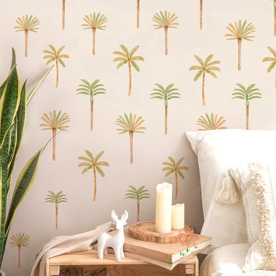 Pegatina de pared de palmera d - Baby Nursery Decor Boy reseña y precio