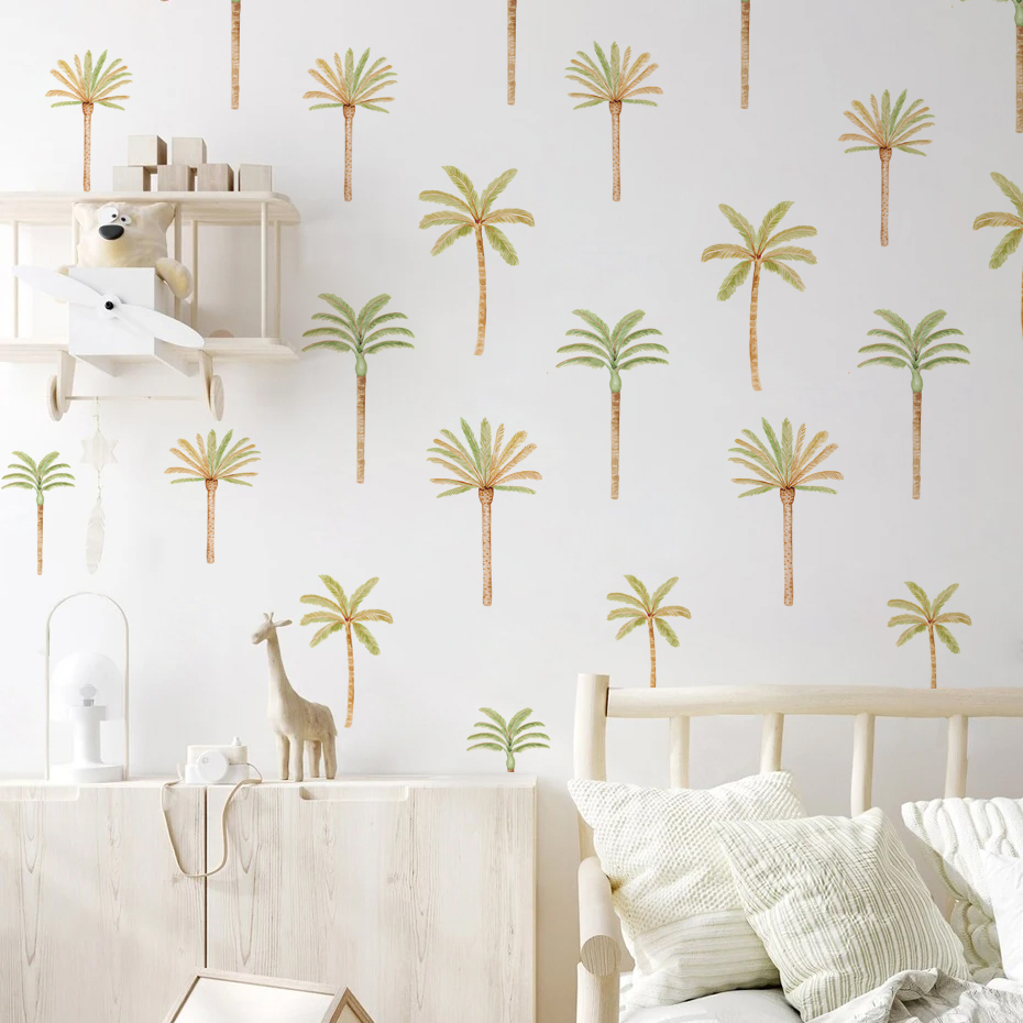 Pegatina de pared de palmera d - Baby Nursery Decor Boy reseña y precio
