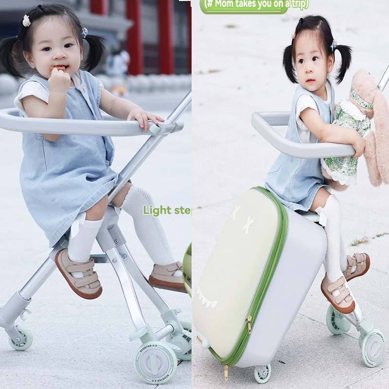Maleta infantil con asiento pa - Baby Nursery Trolley reseña y precio
