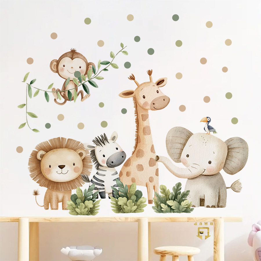 Pegatinas de pared de animales - Baby Nursery Decor Boy reseña y precio