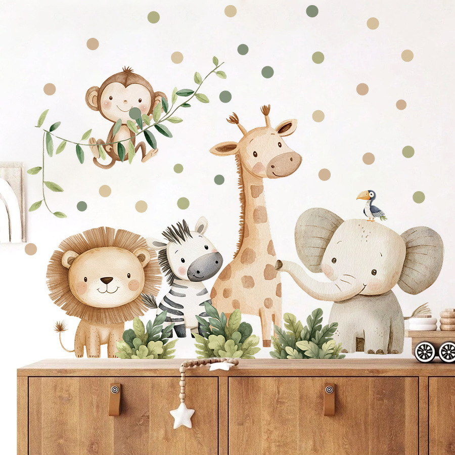 Pegatinas de pared de animales - Baby Nursery Decor Boy reseña y precio