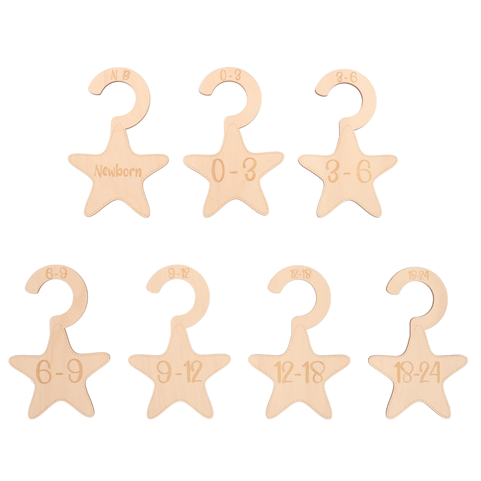 Juego de 7 Divisores de Madera - Baby Nursery Sets reseña y precio