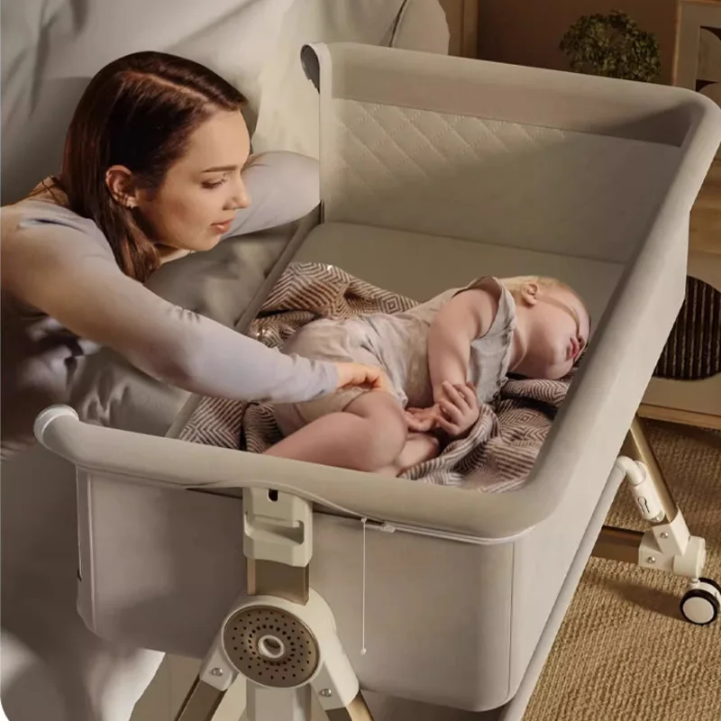 Cuna convertible inteligente 8 - Baby Nursery Trolley reseña y precio