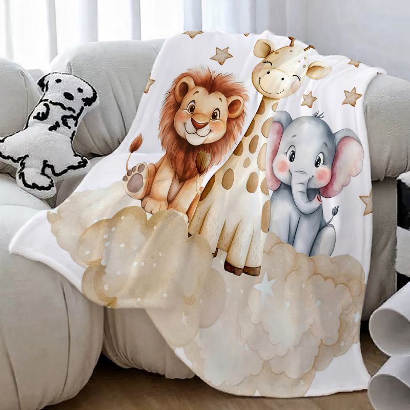 Manta de franela con estampado - Baby Nursery Accessories reseña y precio