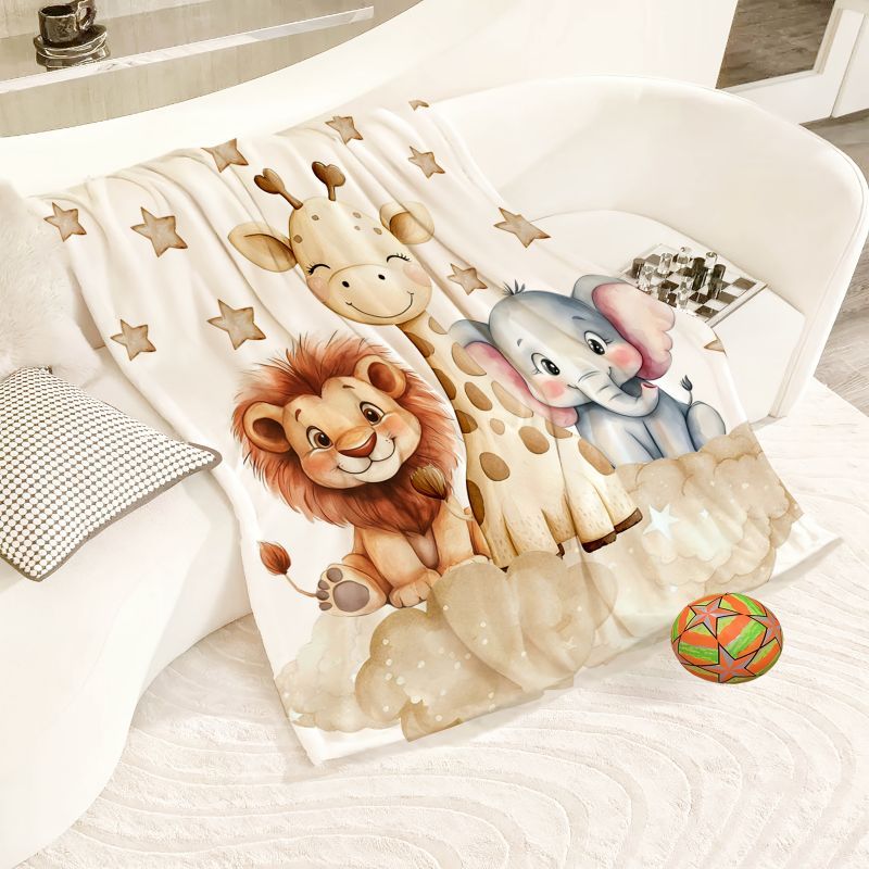 Manta de franela con estampado - Baby Nursery Accessories reseña y precio