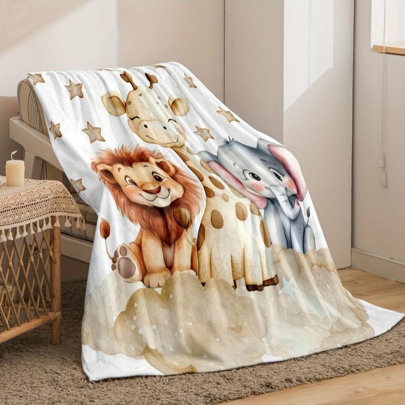 Manta de franela con estampado - Baby Nursery Accessories reseña y precio