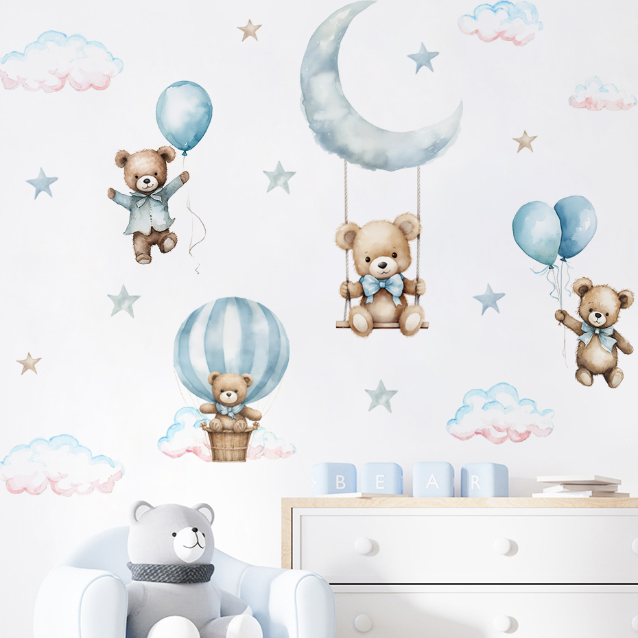Pegatinas de pared de nube con - Baby Nursery Decor Boy reseña y precio