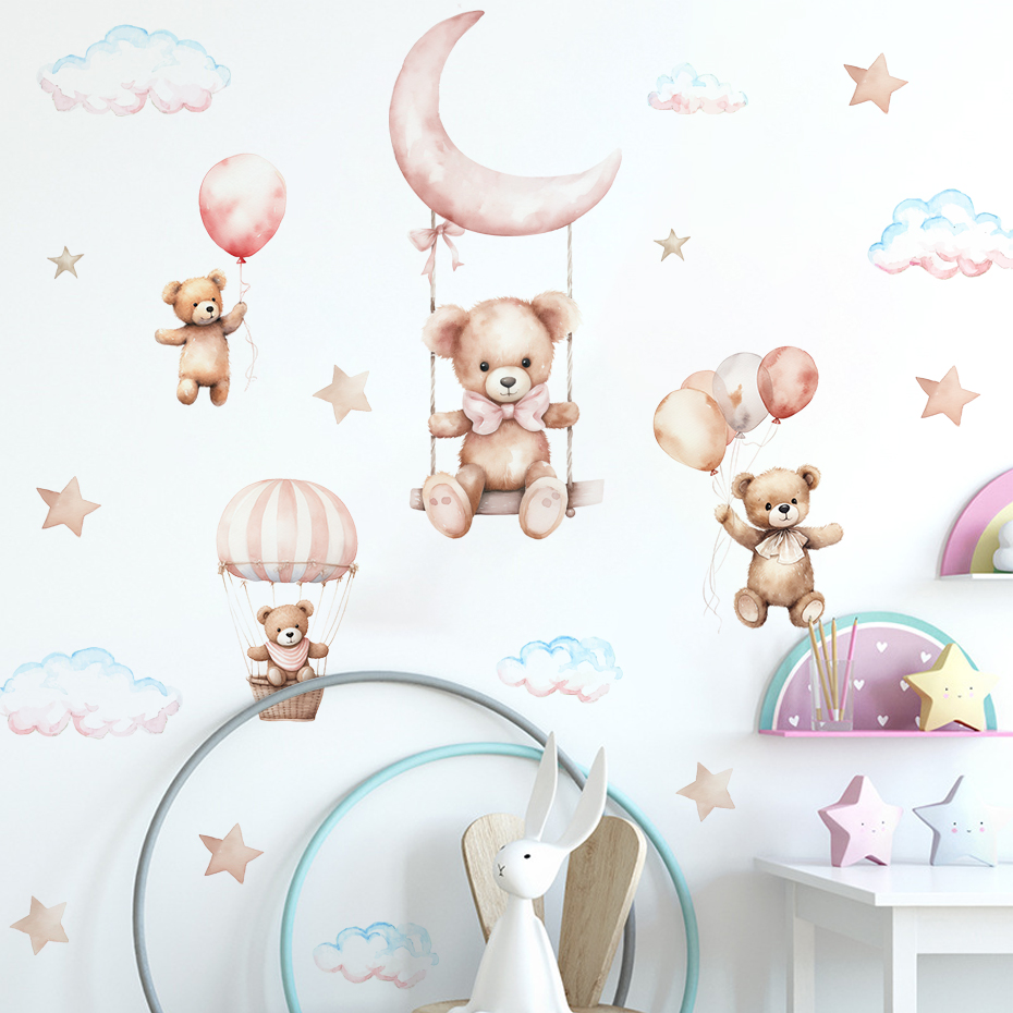 Pegatinas de pared de nube con - Baby Nursery Decor Boy reseña y precio