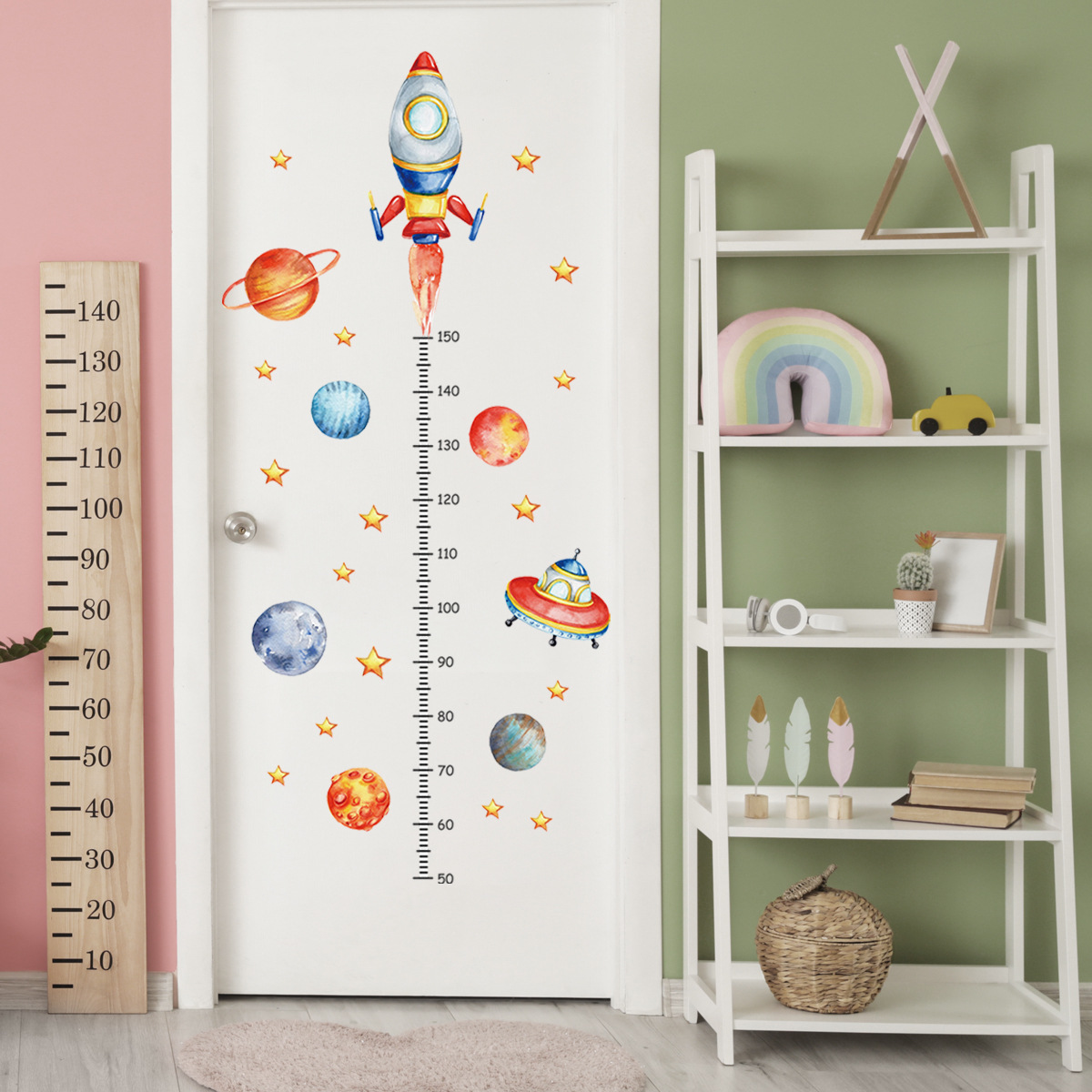 Pegatinas de pared con medició - Baby Nursery Decor Boy reseña y precio