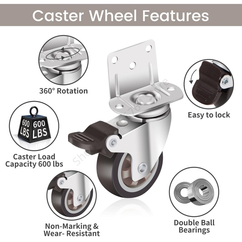 Ruedas para muebles resistente - Baby Nursery Trolley reseña y precio