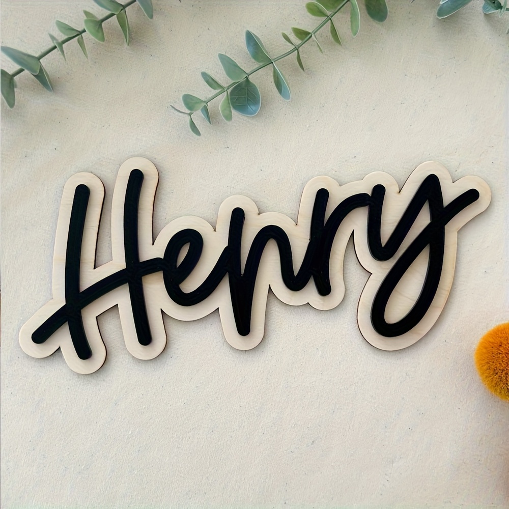 Placa de Madera Personalizable - Baby Nursery Decor Boy reseña y precio