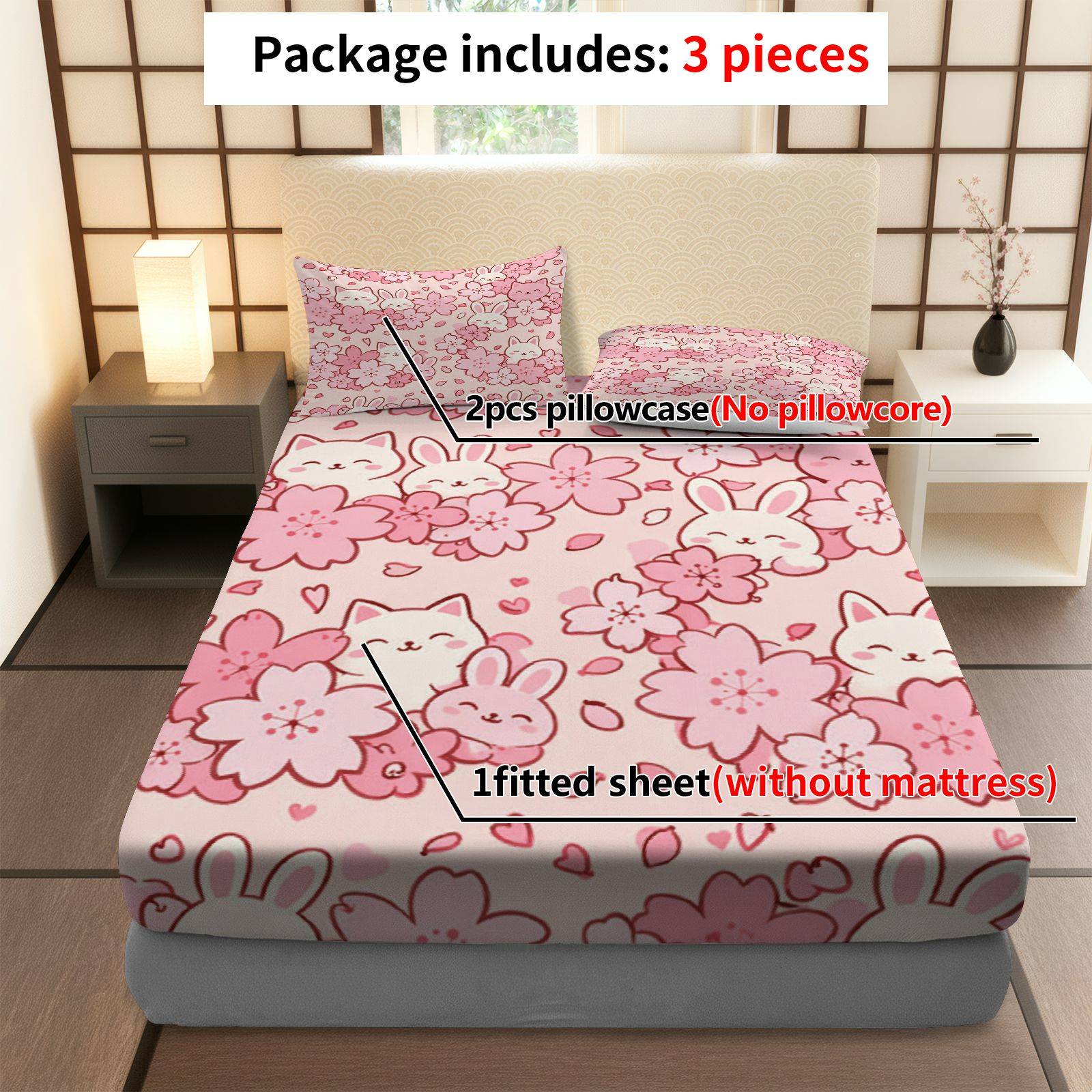 Juego de Ropa de Cama Sakura R - Baby Nursery Bedding Sets reseña y precio