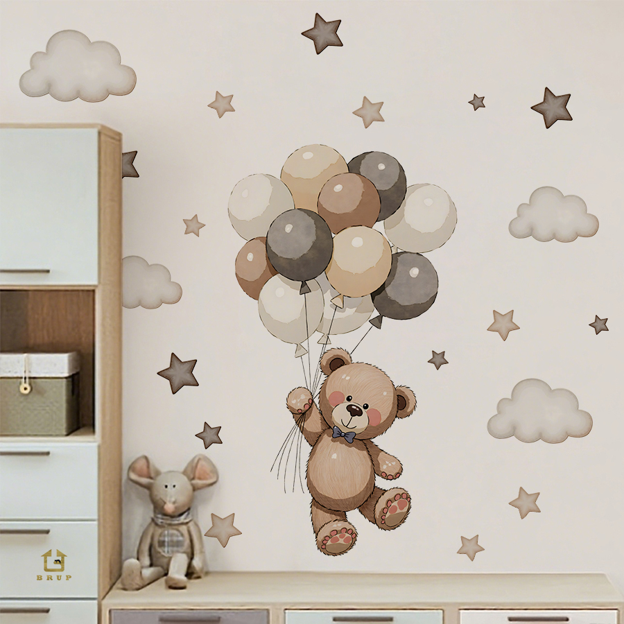 Adorables calcomanías de pared - Baby Nursery Things reseña y precio