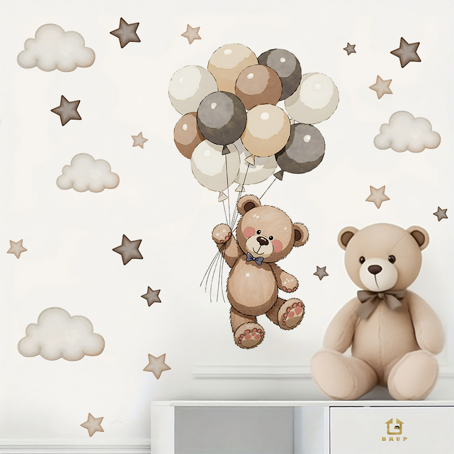Adorables calcomanías de pared - Baby Nursery Things reseña y precio