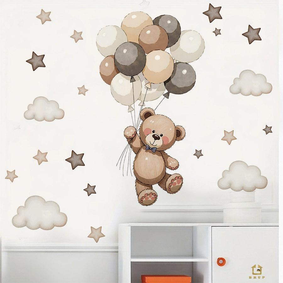 Adorables calcomanías de pared - Baby Nursery Things reseña y precio