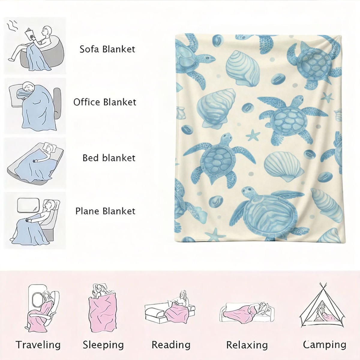 Manta de Playa con Diseño de T - Baby Nursery Ocean Theme reseña y precio