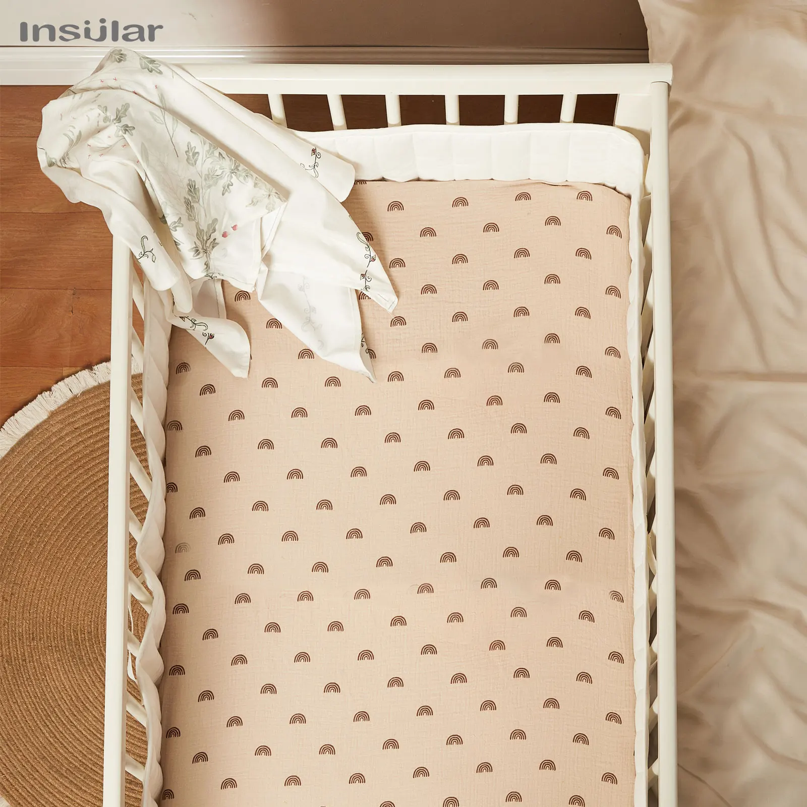 Sábanas ajustadas para cuna de - Baby Nursery Bedding Sets reseña y precio