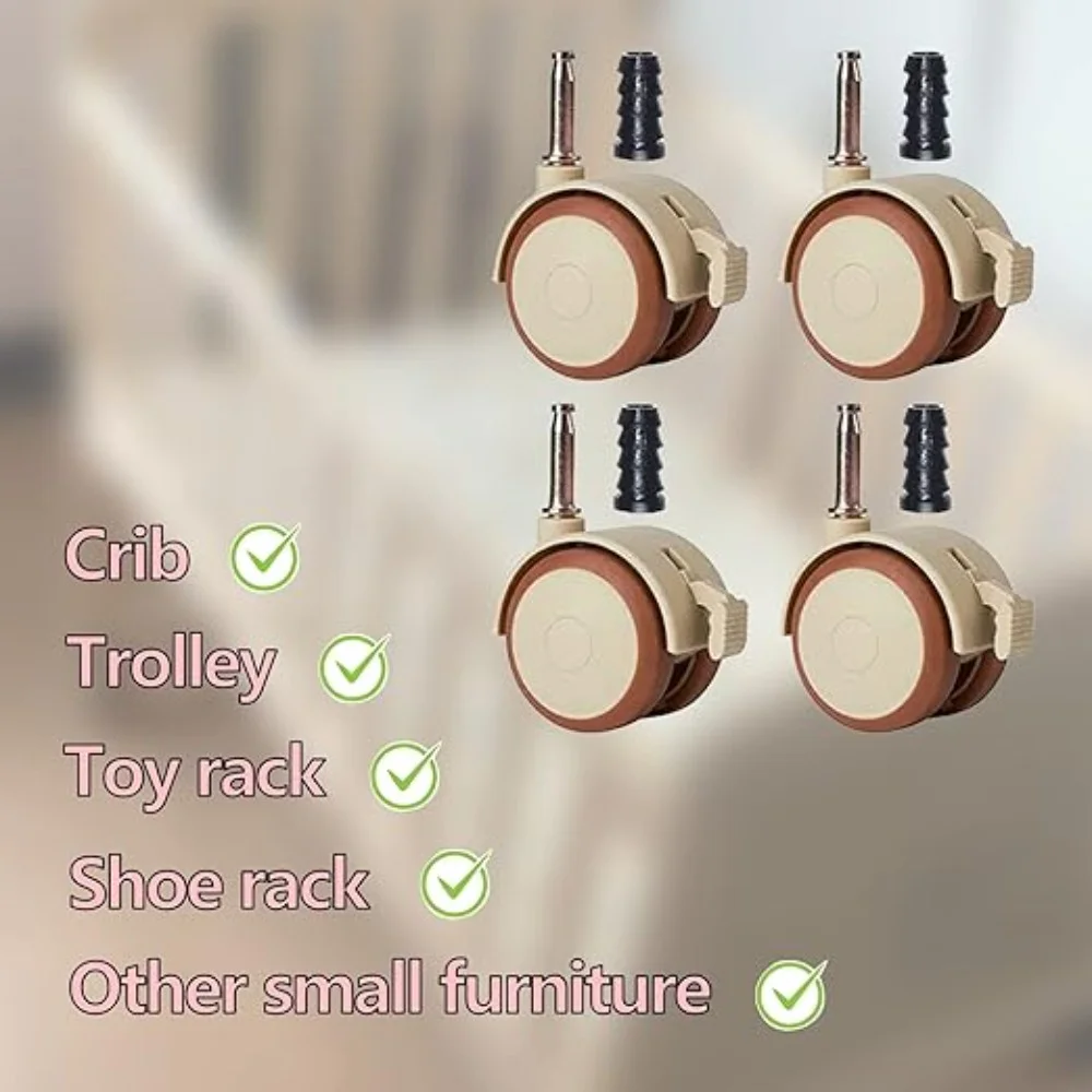Ruedas giratorias de nailon co - Baby Nursery Trolley reseña y precio