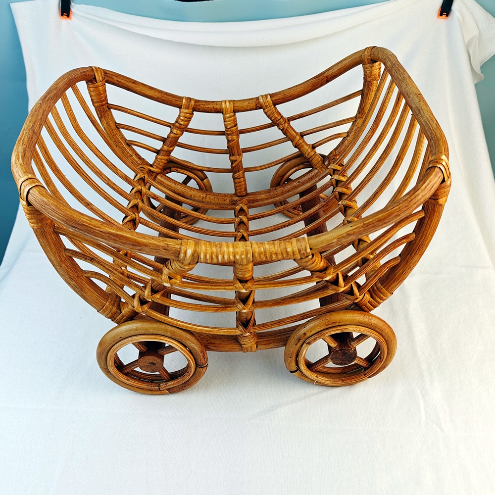 Carrito de mimbre Original par - Baby Nursery Trolley reseña y precio